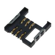 ATTEND 115C-AC00-R konektor pro Mini SD kartu, 6pin Push-Pull SMD 